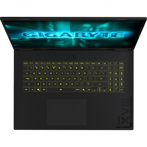Ноутбук Gigabyte Gaming A18 GA83H (18&amp;quot;, IPS, AMD Ryzen 7 260 3.8ГГц, 8 ядер, 16ГБ DDR5, 512ГБ SSD, NVIDIA GeForce RTX 5050 8 ГБ,  без ОС), черный  в Сургуте