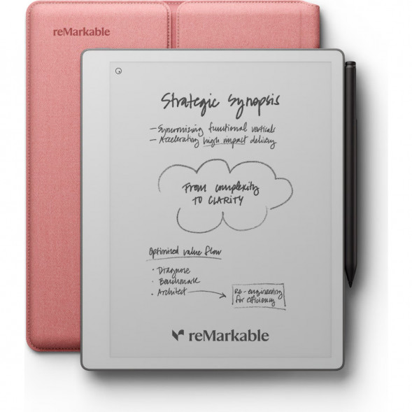 Графический планшет reMarkable Paper Pure+Marker Plus+Sleeve Folio, Desert Pink в Сургуте