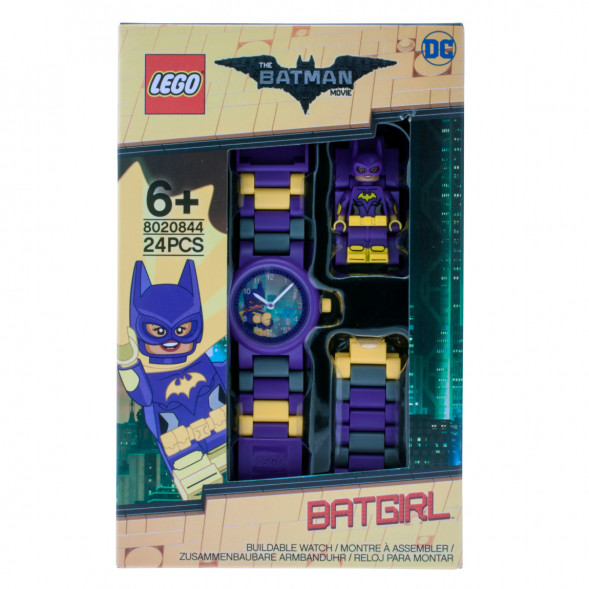Часы LEGO Super Heroes 8020844 Batman Movie Бэтгерл с минифигуркой в Сургуте