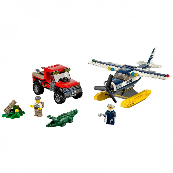 Конструктор LEGO City 60070 Погоня на полицейском гидроплане в Сургуте