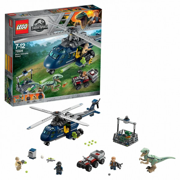 Конструктор LEGO Jurassic World 75928 Погоня за Блю на вертолёте  в Сургуте