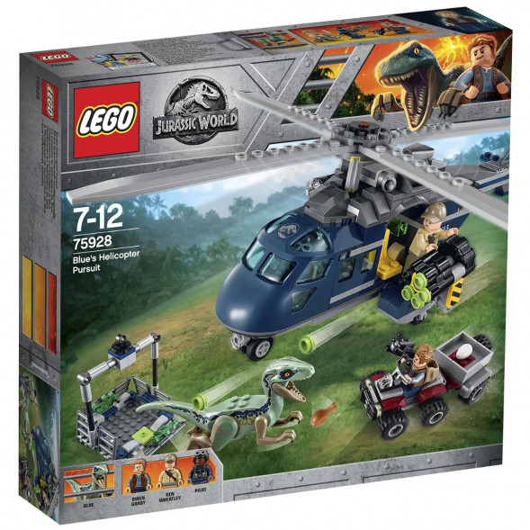 Конструктор LEGO Jurassic World 75928 Погоня за Блю на вертолёте  в Сургуте