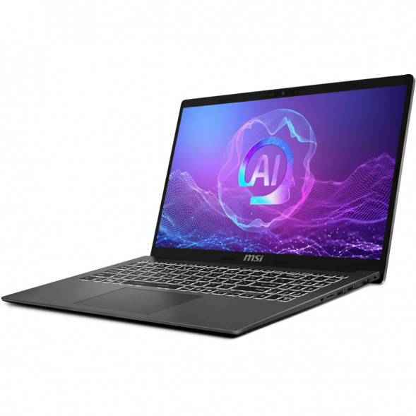 Ноутбук MSI Modern A15 AI+ F3HMG-040XRU (15.6&amp;quot;, IPS, AMD Ryzen AI 5 330 2ГГц, 4-ядерный, 16ГБ DDR5, 512ГБ SSD, AMD Radeon 820M, без ОС), серый в Сургуте