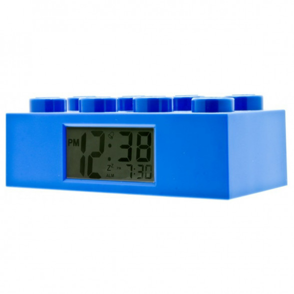 Будильник LEGO 9002151 Кирпичик, синий в Сургуте