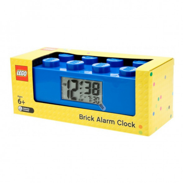 Будильник LEGO 9002151 Кирпичик, синий в Сургуте