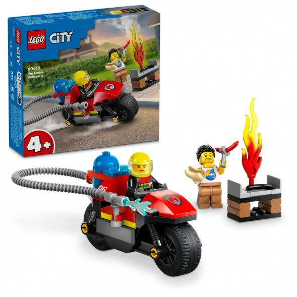 Конструктор LEGO City 60410 Пожарно-спасательный мотоцикл в Сургуте