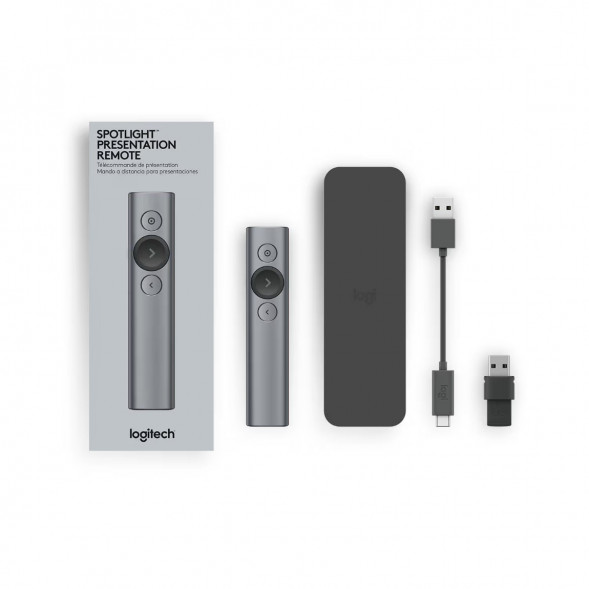 Презентер Logitech Spotlight Presentation Remote серый в Сургуте