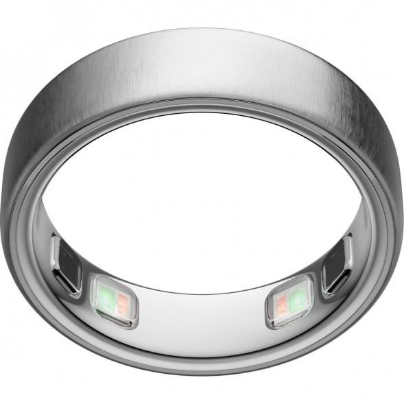 Умное кольцо Oura Ring 5 (размер 7), матовое серебро/Brushed Silver в Сургуте