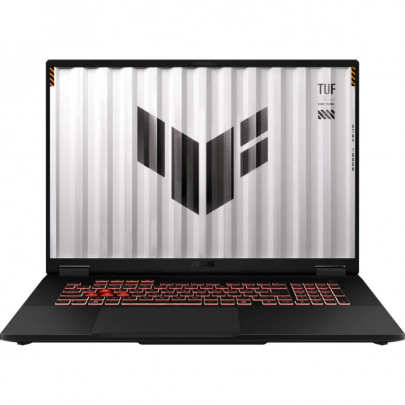 Ноутбук ASUS TUF Gaming A18 FA808PP-S8034 (18&amp;quot;, 2025, IPS, AMD Ryzen 9 8940HX 2.4ГГц, 16 ядер, 16ГБ DDR5, 512ГБ SSD, NVIDIA GeForce RTX 5070 8 ГБ, без ОС), серый в Сургуте