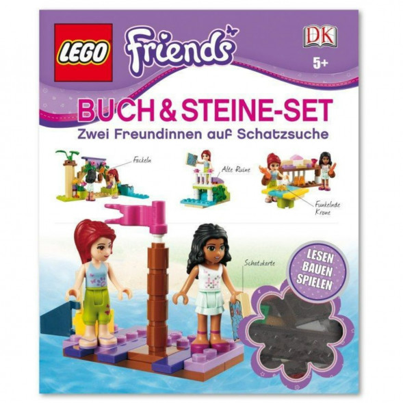 Книга и набор кубиков LEGO Friends Buch &amp;amp; Steine-Set Zwei Freundinnen auf Schatzsuche в Сургуте