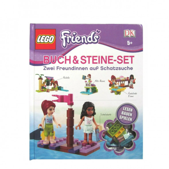 Книга и набор кубиков LEGO Friends Buch &amp;amp; Steine-Set Zwei Freundinnen auf Schatzsuche в Сургуте