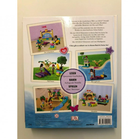 Книга и набор кубиков LEGO Friends Buch &amp;amp; Steine-Set Zwei Freundinnen auf Schatzsuche в Сургуте