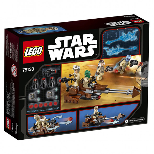 Конструктор LEGO Star Wars 75133 Боевой набор Повстанцев в Сургуте