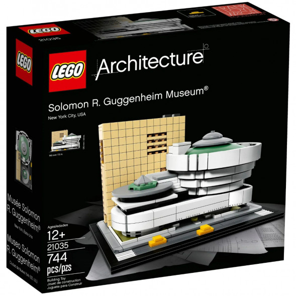 Конструктор LEGO Architecture 21035 Музей Соломона Гуггенхайма в Сургуте