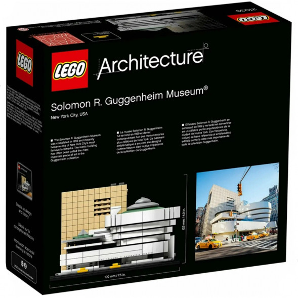 Конструктор LEGO Architecture 21035 Музей Соломона Гуггенхайма в Сургуте