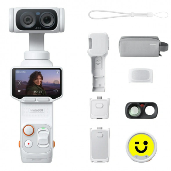 Экшн-камера Insta360 Luna Ultra Creator Bundle, White в Сургуте