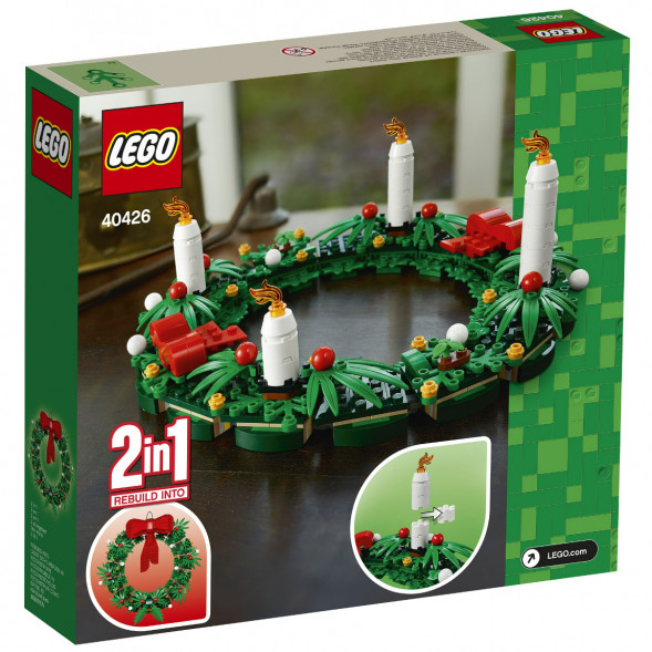 Конструктор LEGO 40426 Сувенирный набор «Рождественский венок» 2 в 1 в Сургуте