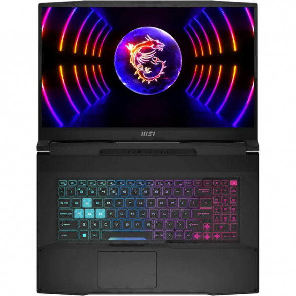Ноутбук MSI Katana 17 B13VEK-1624XRUY (17.3&amp;quot;, IPS, Intel Core i5 13420H 2.1ГГц, 8 ядер, 16ГБ DDR5, 512ГБ SSD, NVIDIA GeForce RTX 4050 - 6 ГБ, без ОС), черный в Сургуте