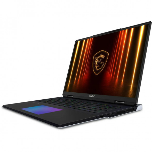 Ноутбук MSI Titan 18 HX AI A2XWJG-206RU (18&amp;quot;, IPS, Intel Core Ultra 9 285HX 2.8ГГц, 24 ядра, 64ГБ DDR5, 4ТБ SSD, NVIDIA GeForce RTX 5090 24 ГБ, Windows 11 Home), черный в Сургуте