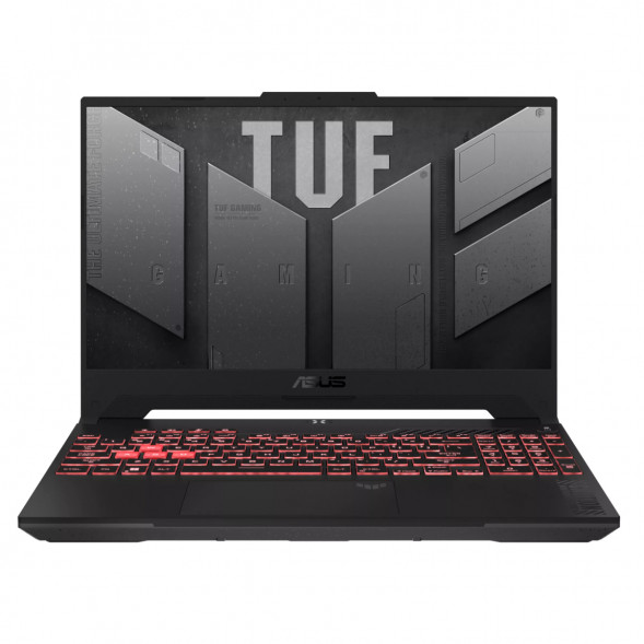 Ноутбук ASUS TUF Gaming A17 FA707NUG-HX156 (17.3&amp;quot;, IPS, 6 ядер, AMD Ryzen 7 7445HS 3.2 ГГц, 16 ГБ DDR5, SSD 512 ГБ, NVIDIA GeForce RTX 4050 - 6 ГБ, без ОС), черный в Сургуте