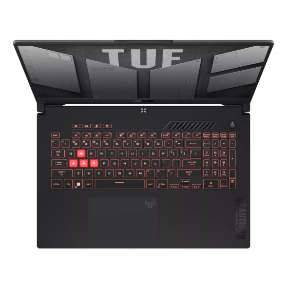Ноутбук ASUS TUF Gaming A17 FA707NUG-HX156 (17.3&amp;quot;, IPS, 6 ядер, AMD Ryzen 7 7445HS 3.2 ГГц, 16 ГБ DDR5, SSD 512 ГБ, NVIDIA GeForce RTX 4050 - 6 ГБ, без ОС), черный в Сургуте
