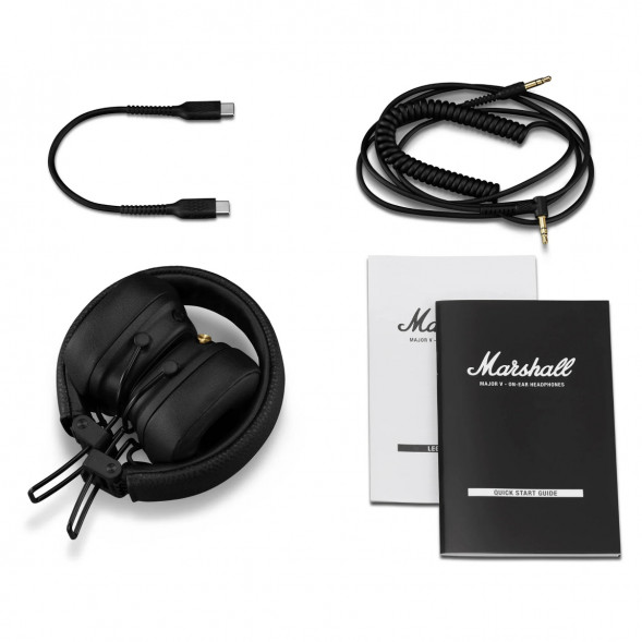 Беспроводные наушники Marshall Major V, чёрный в Сургуте
