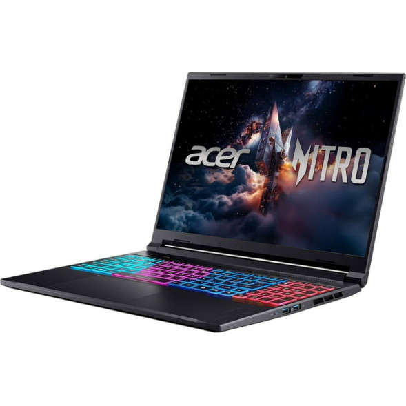 Ноутбук Acer Nitro V 16S ANV16S-71-71MF (16&amp;quot;, IPS, Intel Core 7 240H 2.5ГГц, 10 ядер, 16Гб DDR5, 1Тб SSD, RTX 5060 8Гб, Windows 11 Pro), черный в Сургуте