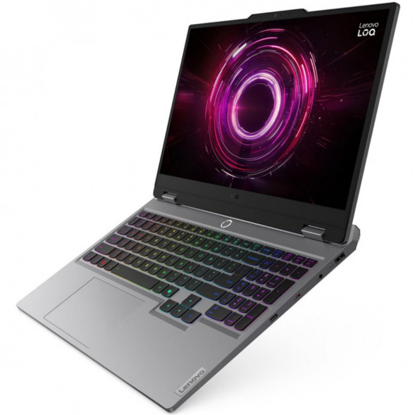 Ноутбук Lenovo LOQ 15AHP10 (83JG003DPB) (15.6&amp;quot;,  IPS, AMD Ryzen 5 220, 6 ядер, 16 ГБ DDR5, SSD 512 ГБ, NVIDIA GeForce RTX 5050 - 8 ГБ, без ОС), серый в Сургуте