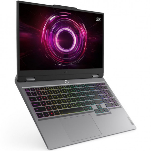Ноутбук Lenovo LOQ 15AHP10 (83JG003DPB) (15.6&amp;quot;,  IPS, AMD Ryzen 5 220, 6 ядер, 16 ГБ DDR5, SSD 512 ГБ, NVIDIA GeForce RTX 5050 - 8 ГБ, без ОС), серый в Сургуте