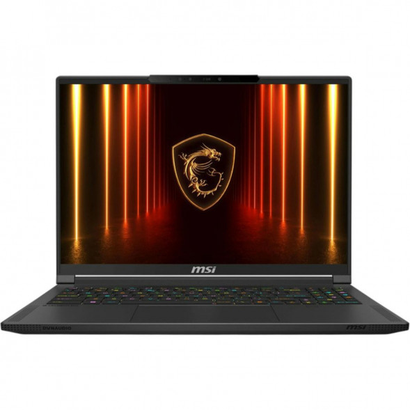 Ноутбук игровой MSI Stealth 16 AI A2HWGG-085XRU (16&amp;quot;, Intel Core Ultra 7, 32ГБ, 1ТБ SSD, RTX 5070, FreeDOS), черный в Сургуте
