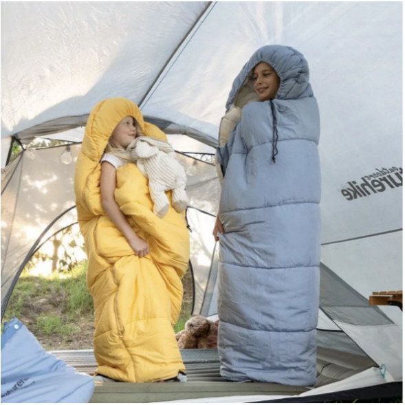 Спальный мешок Naturehike C180 (190x75см), голубой в Сургуте