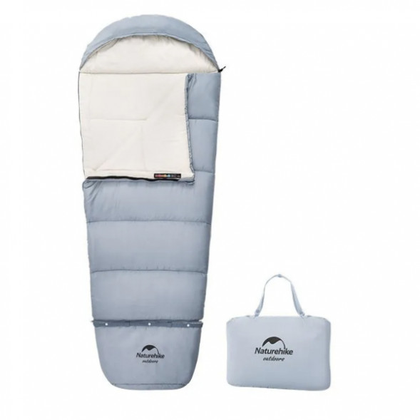 Спальный мешок Naturehike C180 (190x75см), голубой в Сургуте