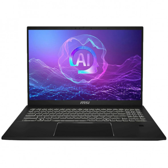 Ноутбук трансформер MSI Summit Pro 16 AI A2HVETG-085RU (16&amp;quot;, IPS, Intel Core Ultra 7 255H 2ГГц, 16 ядер, 32ГБ LPDDR5, 1ТБ SSD, NVIDIA GeForce RTX 4050 - 6 ГБ, Windows 11 Pro), черный в Сургуте