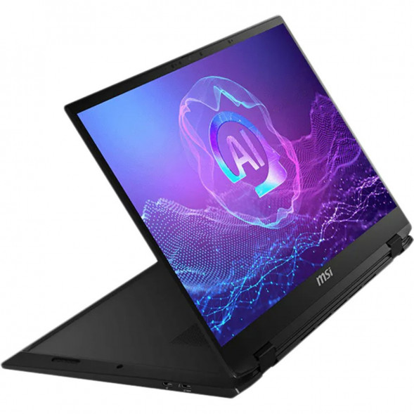 Ноутбук трансформер MSI Summit Pro 16 AI A2HVETG-085RU (16&amp;quot;, IPS, Intel Core Ultra 7 255H 2ГГц, 16 ядер, 32ГБ LPDDR5, 1ТБ SSD, NVIDIA GeForce RTX 4050 - 6 ГБ, Windows 11 Pro), черный в Сургуте