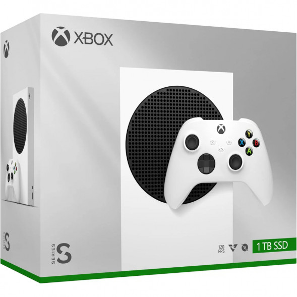 Игровая приставка Microsoft Xbox Series S, 1 ТБ, белый в Сургуте