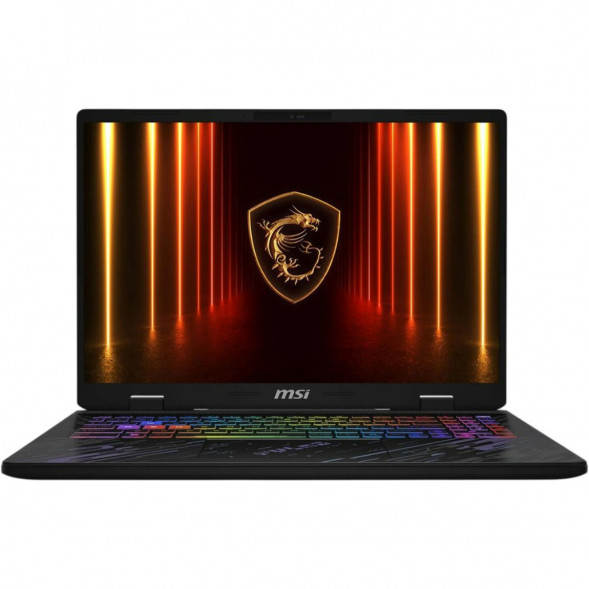 Ноутбук игровой MSI Pulse A16 AI+ C3HWGKG-030XRU (16&amp;quot;, IPS, AMD Ryzen AI 7 350 2ГГц, 8 ядер, 32ГБ DDR5, 1ТБ SSD, NVIDIA GeForce RTX 5070, TGP 115Вт, FreeDOS) черный в Сургуте