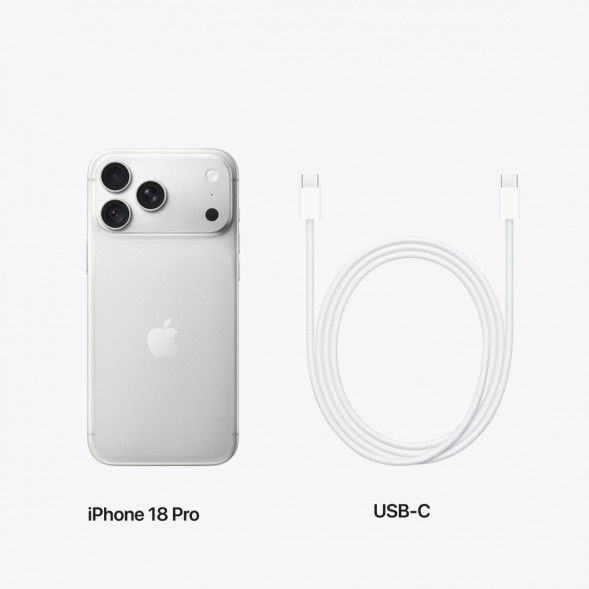 Смартфон Apple iPhone 18 Pro 512GB (eSIM), Silver в Сургуте