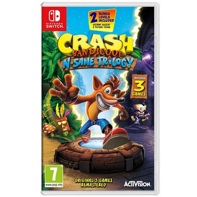 Игра Crash Bandicoot N-Sane Trilogy для (Switch, английский язык) в Сургуте
