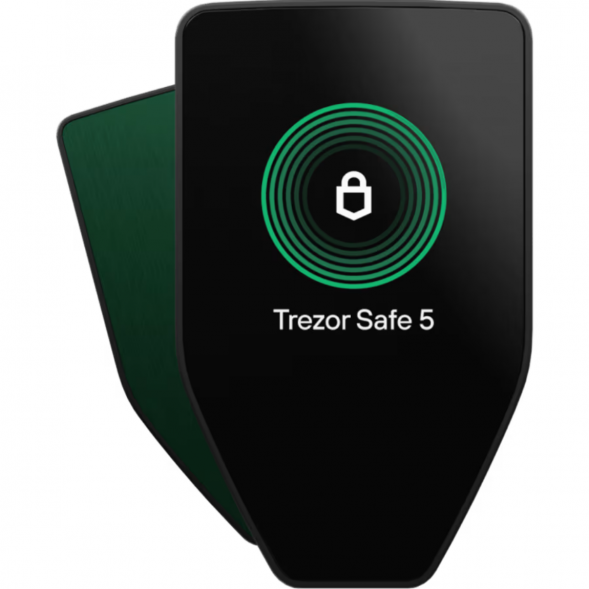 Аппаратный криптокошелек Trezor Safe 5, Green Beryl в Сургуте