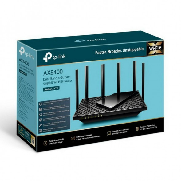 Роутер TP-LINK Archer AX73 (AX5400) в Сургуте