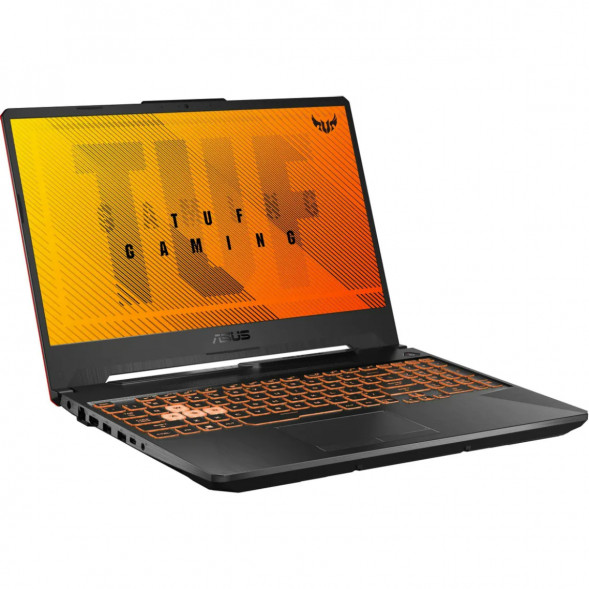 Ноутбук ASUS TUF Gaming A15 FA506NCG-HN330 (15.6&amp;quot;, IPS, AMD Ryzen 7 8845HS 3.8ГГц, 8-ядерный, 16ГБ DDR5, 512ГБ SSD, NVIDIA GeForce RTX 3050 - 4 ГБ, без ОС), черный в Сургуте