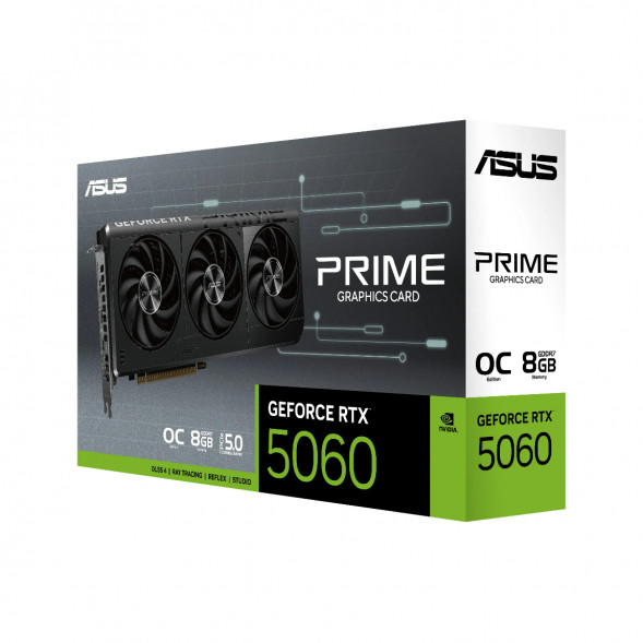 Видеокарта ASUS GeForce RTX 5060 Prime OC 8Gb (PRIME-RTX5060-O8G) в Сургуте