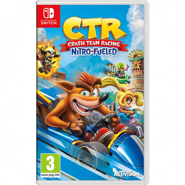 Игра Crash Team Racing Nitro-Fueled для Nintendo Switch, картридж в Сургуте