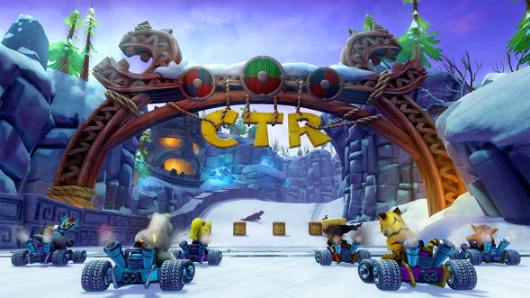 Игра Crash Team Racing Nitro-Fueled для Nintendo Switch, картридж в Сургуте