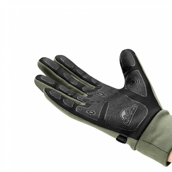 Перчатки сенсорные спортивные Naturehike Outdoor Full Touch GL10 (серый, L) в Сургуте