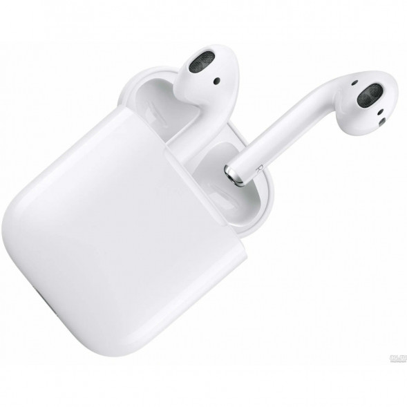 Беспроводные наушники Apple AirPods 2 (с зарядным футляром) MV7N2 в Сургуте