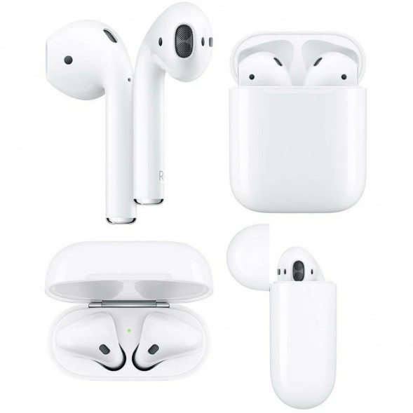 Беспроводные наушники Apple AirPods 2 (с зарядным футляром) MV7N2 в Сургуте
