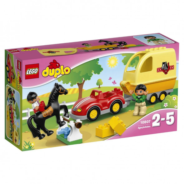 Конструктор LEGO DUPLO Town 10807 Трейлер для лошадок в Сургуте