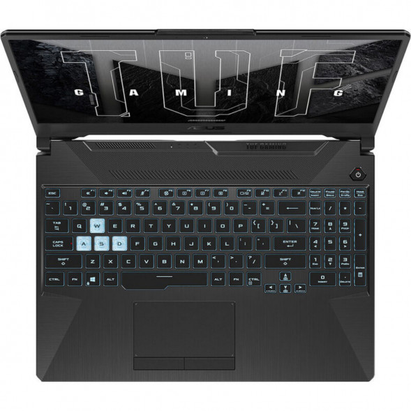 Ноутбук ASUS TUF Gaming A15 FA506NCG-HN199W (15.6&amp;quot;, IPS, AMD Ryzen 7 7445HS 3.2 ГГц, 6 ядер, 16 ГБ DDR5, SSD 512 ГБ, GeForce RTX 3050, Windows 11 Home), черный в Сургуте