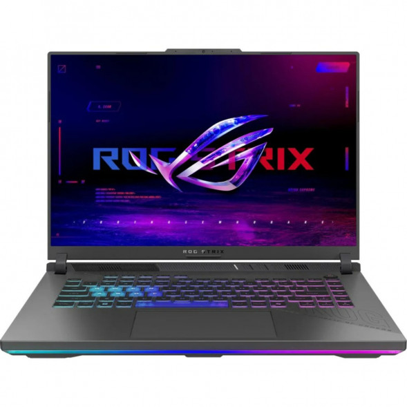 Ноутбук ASUS ROG Strix G16 G614PR-RV090 (16&amp;quot;, IPS, AMD Ryzen 9 8940HX 2.4ГГц, 16 ядер, 32ГБ DDR5, 1ТБ SSD, 	 NVIDIA GeForce RTX 5070 Ti - 12 ГБ, TGP 140Вт, без ОС), серый в Сургуте